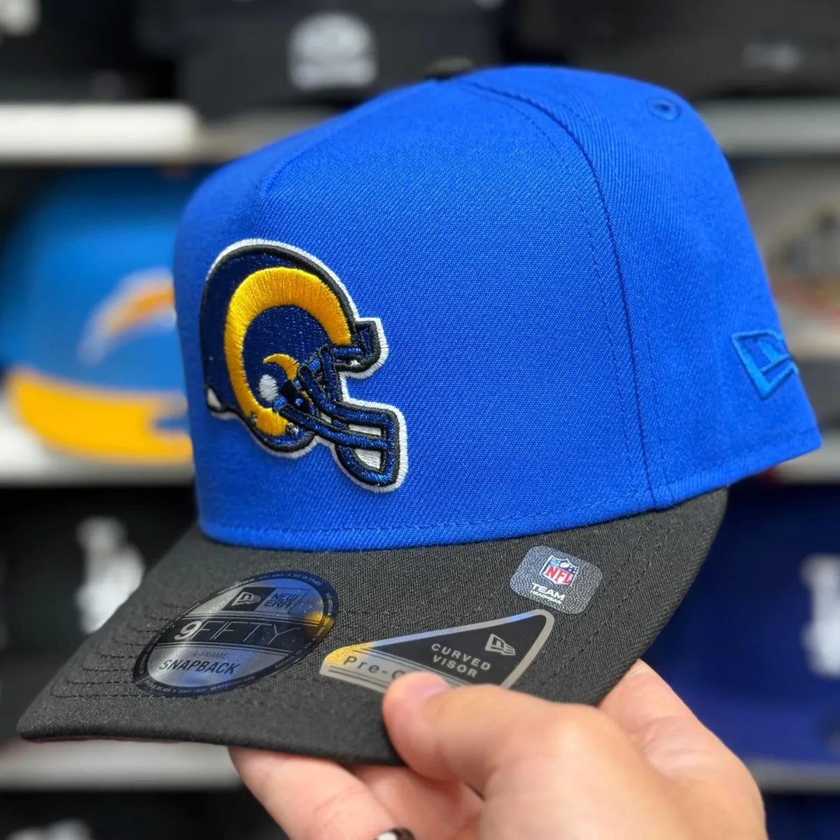 New Era Los Angeles Rams '2000 Pro Bowl' A-Frame Blue/Black 9FIFTY Snapback - Product Image