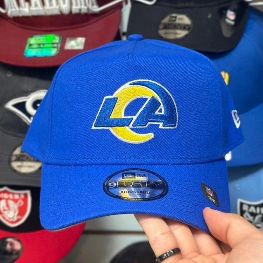 New Era Los Angeles Rams A-Frame Blue 9FORTY Snapback - Product Image