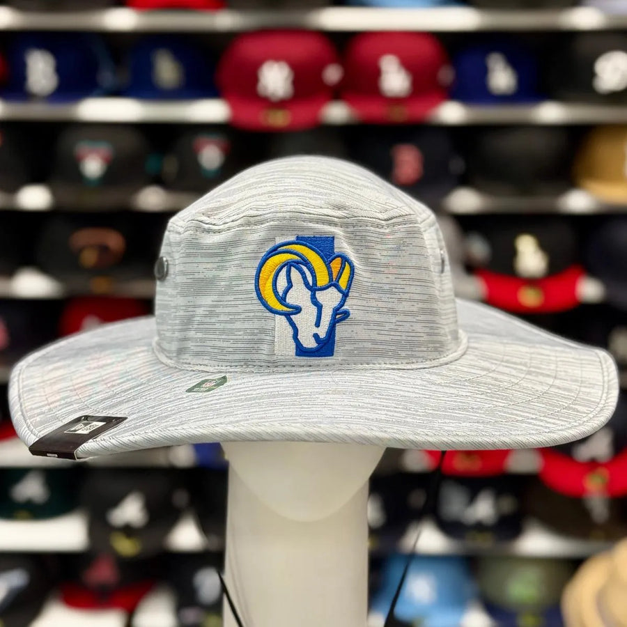 New Era Los Angeles Rams Fisherman Hat | Silver / Blue Under Brim - Product Image