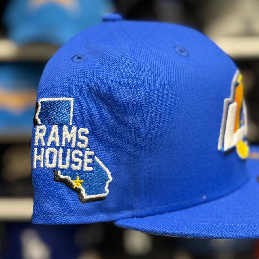 New Era Los Angeles Rams 'Rams House' Blue 9FIFTY Snapback - Product Image