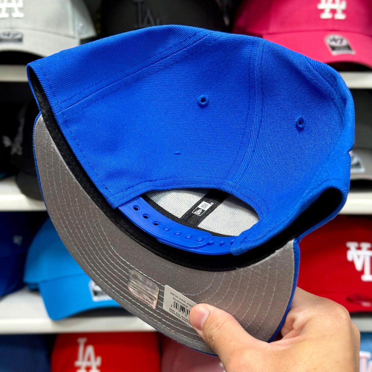 New Era Los Angeles Rams 'Script Logo' Blue/Yellow 9FIFTY Snapback - Product Image