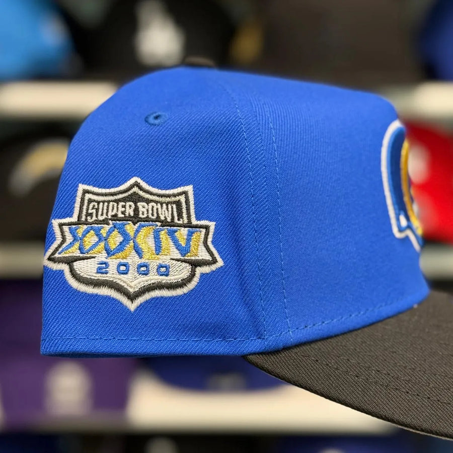 New Era Los Angeles Rams 'Super Bowl XXXIV' A-Frame Blue/Black 9FORTY Snapback - Product Image