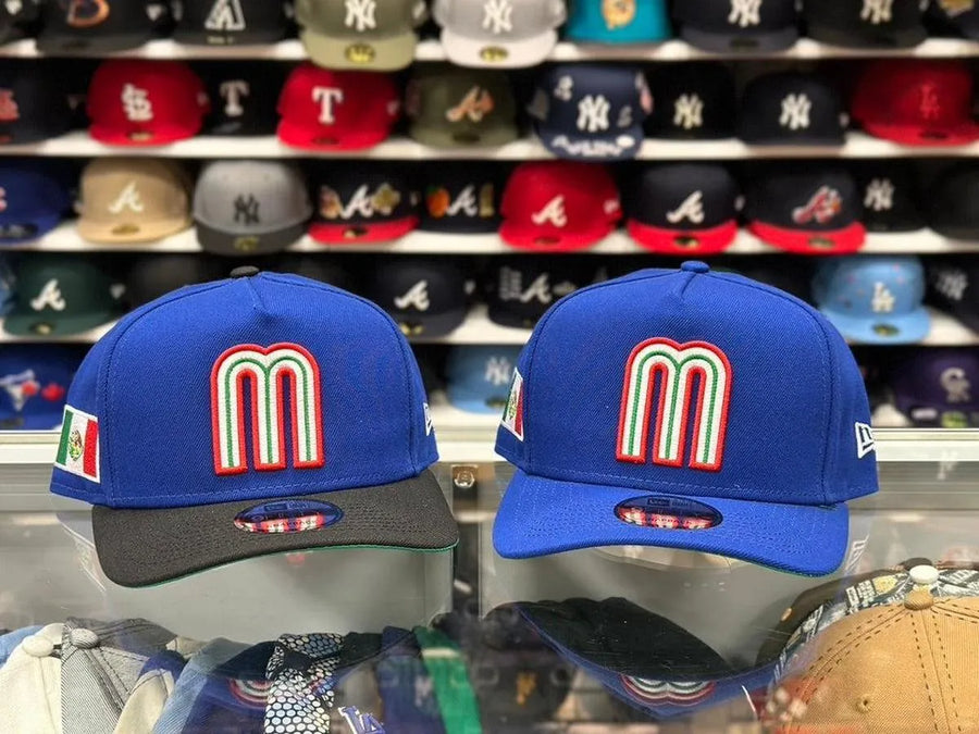 New Era Mexico M 'World Baseball Classic' A-Frame Blue/Black 9FIFTY Snapback - Product Image