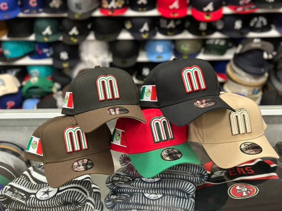 New Era Mexico M 'World Baseball Classic' A-Frame Teal 9FIFTY Snapback - Product Image