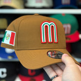 New Era Mexico WBC A-Frame Tan 9FORTY Snapback