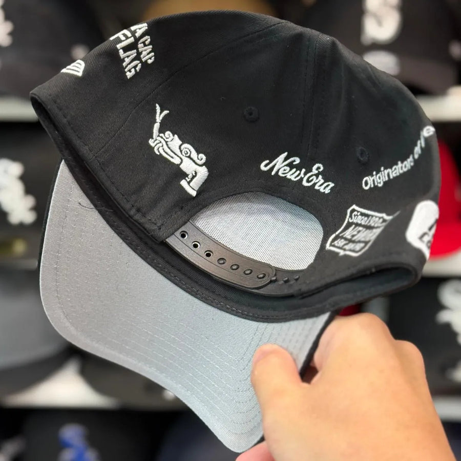 New Era Mexico WBC 'NE Anniversary' A-Frame Black/White 9FORTY Snapback - Product Image