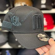 New Era Mexico WBC'NE Anniversary' A-Frame All Black 9FORTY Snapback - Product Image