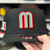 New Era Mexico World Baseball Classics A-Frame Black 9FIFTY Snapback - Product Image