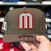 New Era Mexico World Baseball Classics A-Frame Brown 9FIFTY Snapback - Product Image