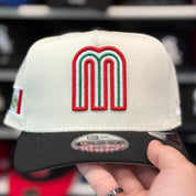 New Era Mexico World Baseball Classics A-Frame Creme/Black 9FIFTY Snapback - Product Image