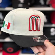 New Era Mexico World Baseball Classics A-Frame Creme/Black 9FIFTY Snapback - Product Image