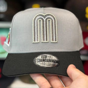 New Era Mexico World Baseball Classics A-Frame Silver/Black 9FORTY Snapback - Product Image