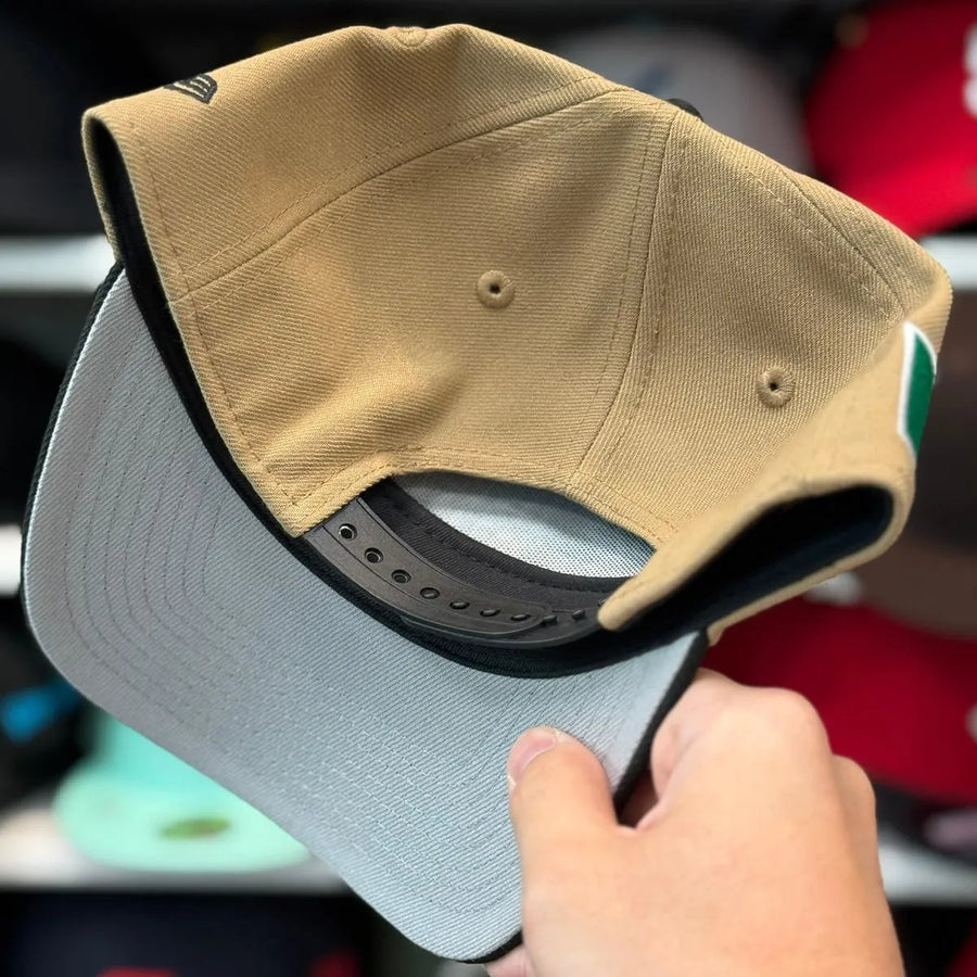 New Era Mexico World Baseball Classics A-Frame Tan/Black 9FORTY Snapback - Product Image