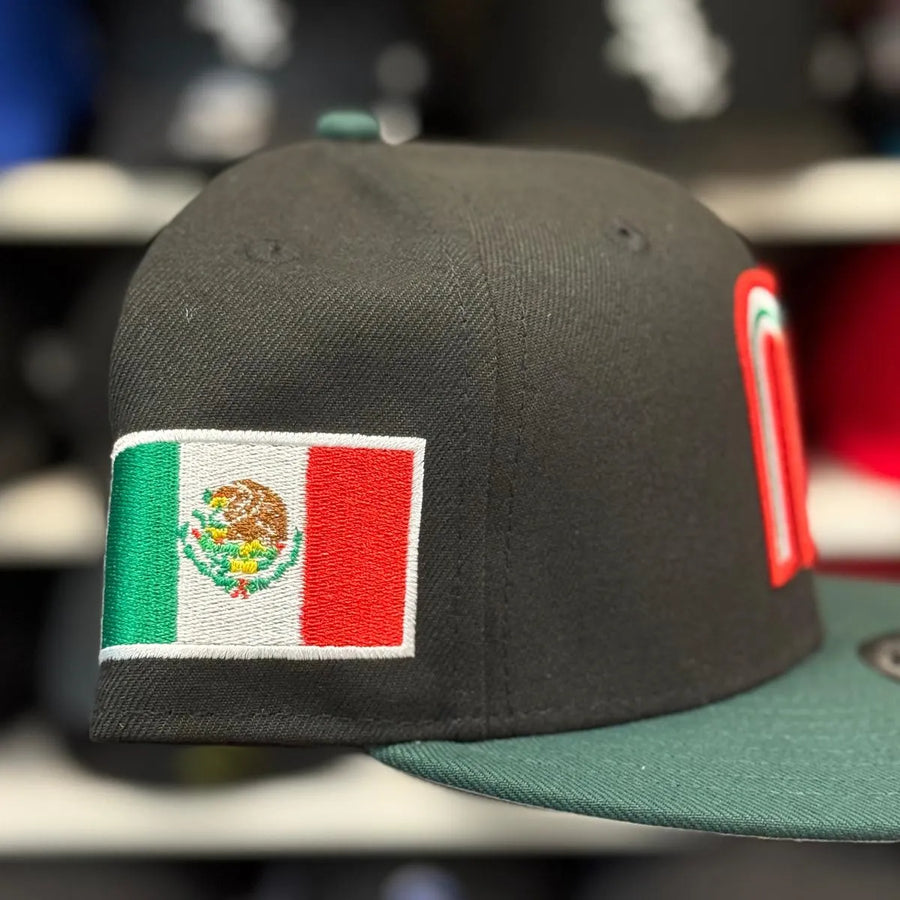 New Era Mexico World Baseball Classics Black/Green 9FIFTY Snapback - Product Image