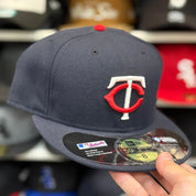 New Era Minnesota Twins Navy 59FIFTY Fitted Hat - Product Image