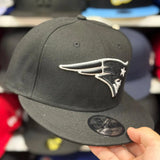 New Era New England Patriots Black/White 9FIFTY Snapback