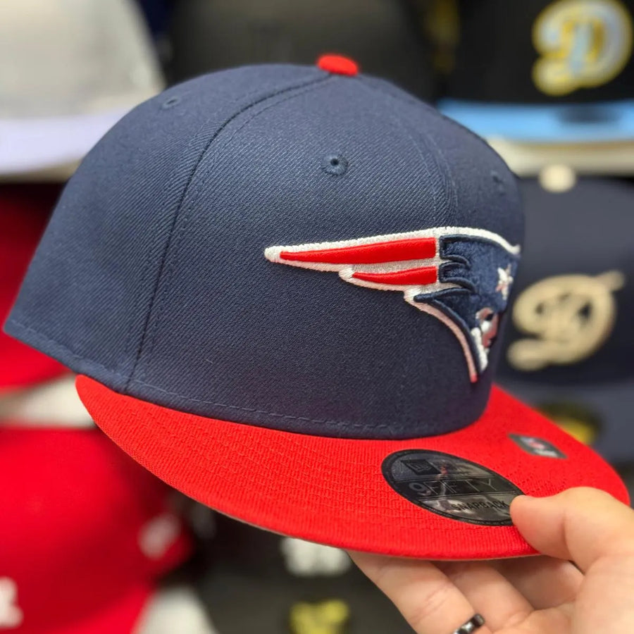 New Era New England Patriots Navy/Red 9FIFTY Snapback - Product Image