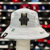 New Era New Orleans Saints Bucket Hat | Silver / Black Under Brim - Product Image
