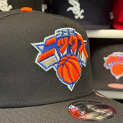 New Era New York Knicks 'Katakana 2x Champions' A-Frame Black 9FIFTY Snapback - Product Image