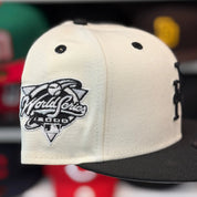 New Era New York Mets Upside Down '2000 World Series' Creme/Black 9FIFTY Snapback - Product Image