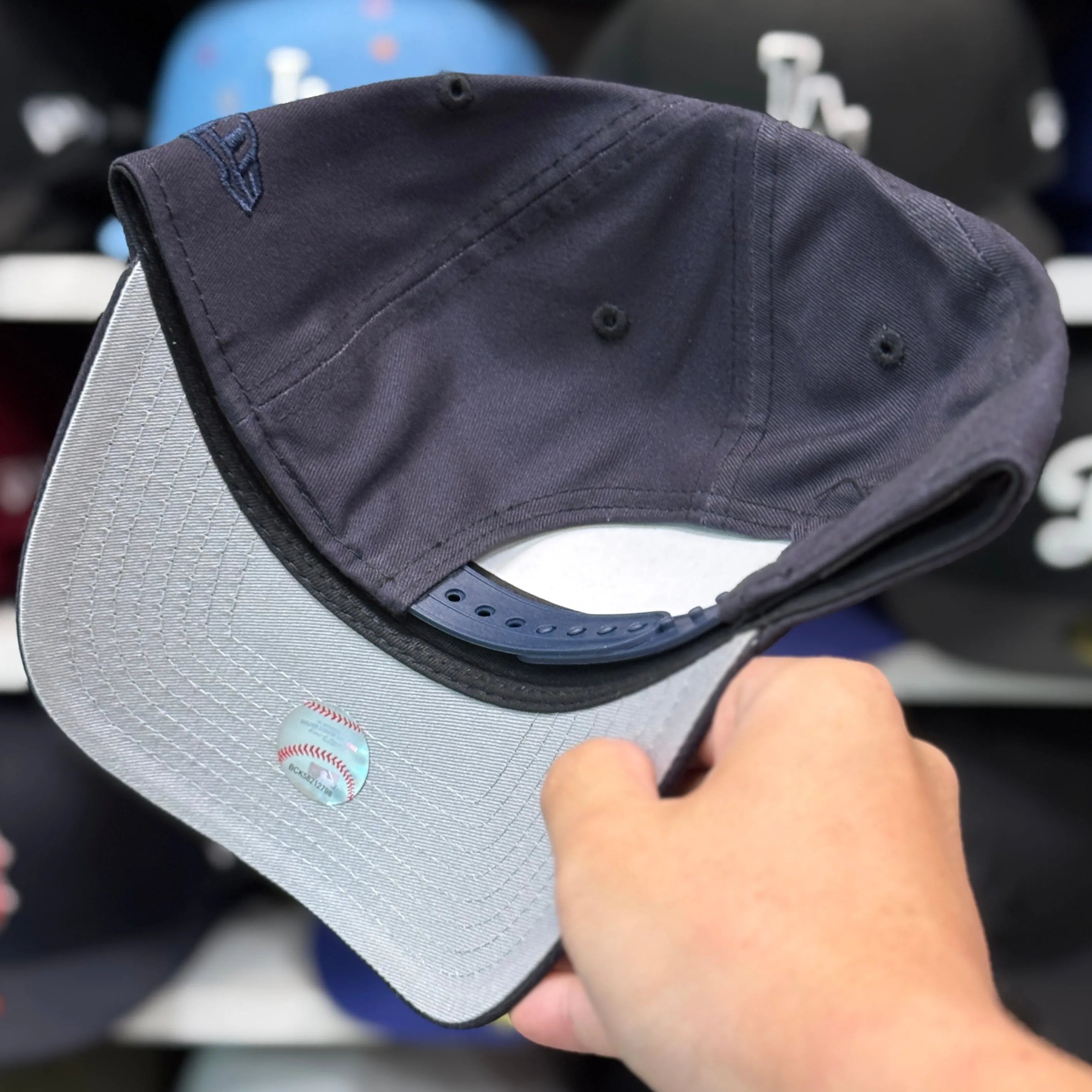 New Era New York Yankees '1961 Yankees Stadium' A-Frame Navy 9FORTY Snapback - Product Image