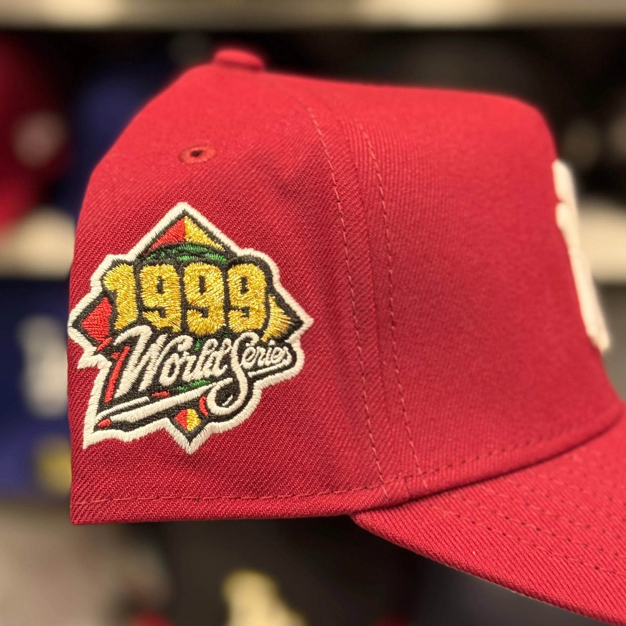 New Era New York Yankees '1999 World Series' A-Frame Burgundy 9FORTY Snapback - Product Image