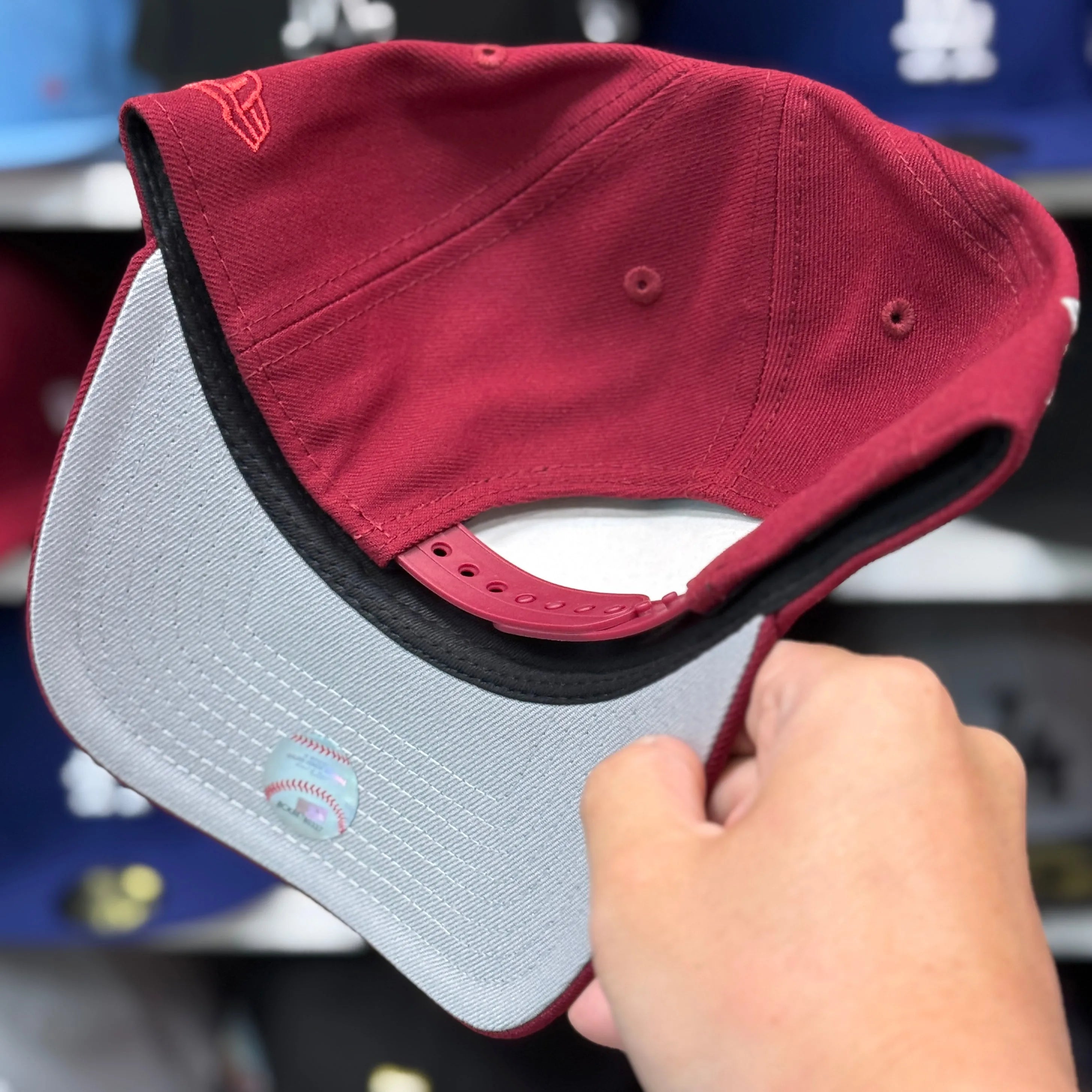New Era New York Yankees '1999 World Series' A-Frame Burgundy 9FORTY Snapback - Product Image