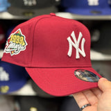 New Era New York Yankees '1999 World Series' A-Frame Burgundy 9FORTY Snapback
