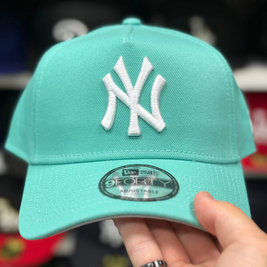 New Era New York Yankees A-Frame Turquoise 9FORTY Snapback - Product Image