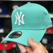 New Era New York Yankees A-Frame Turquoise 9FORTY Snapback - Product Image