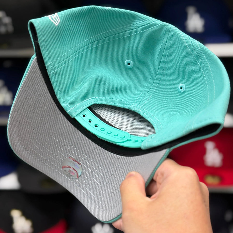 New Era New York Yankees A-Frame Turquoise 9FORTY Snapback - Product Image