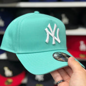 New Era New York Yankees A-Frame Turquoise 9FORTY Snapback - Product Image