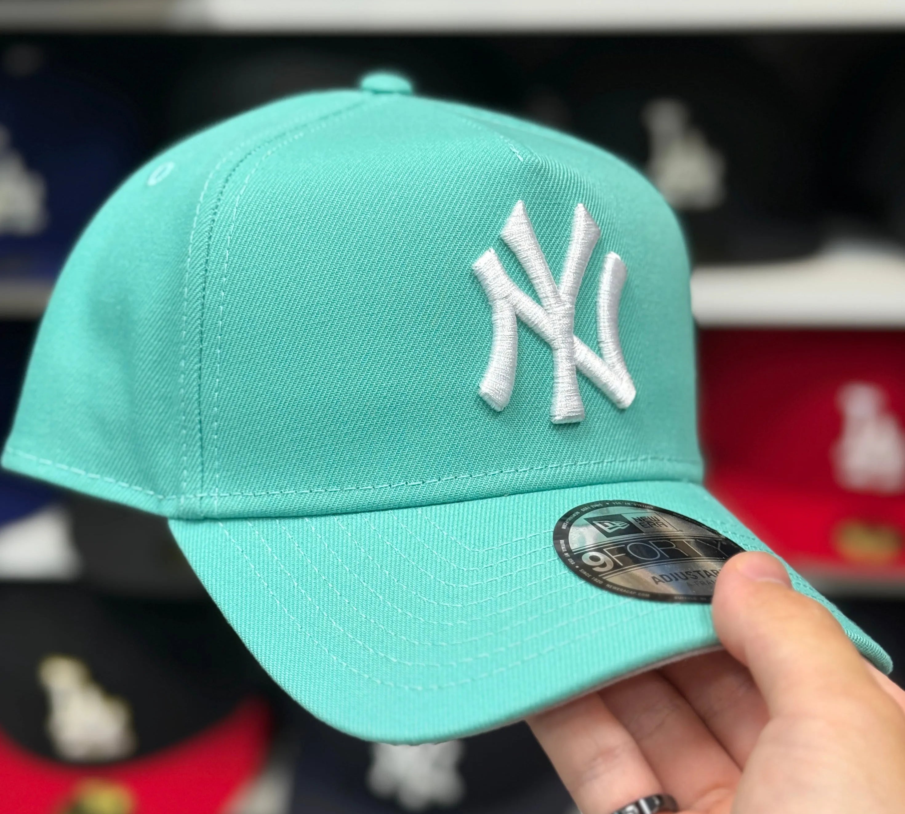 New Era New York Yankees A-Frame Turquoise 9FORTY Snapback - Product Image