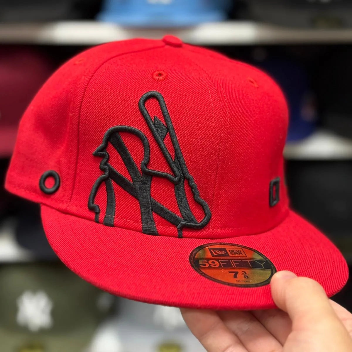 New Era New York Yankees 'Batterman' Red 59FIFTY Fitted Hat - Product Image