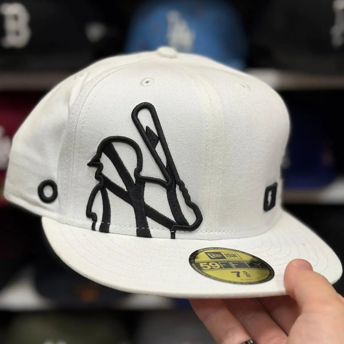 New Era New York Yankees 'Batterman' White 59FIFTY Fitted Hat - Product Image