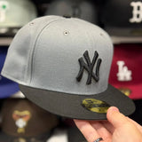 New Era New York Yankees Dark Grey/Black 59FIFTY Fitted Hat