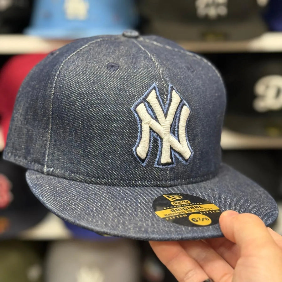 New Era New York Yankees 'Denim' Navy 59FIFTY Fitted Hat - Product Image