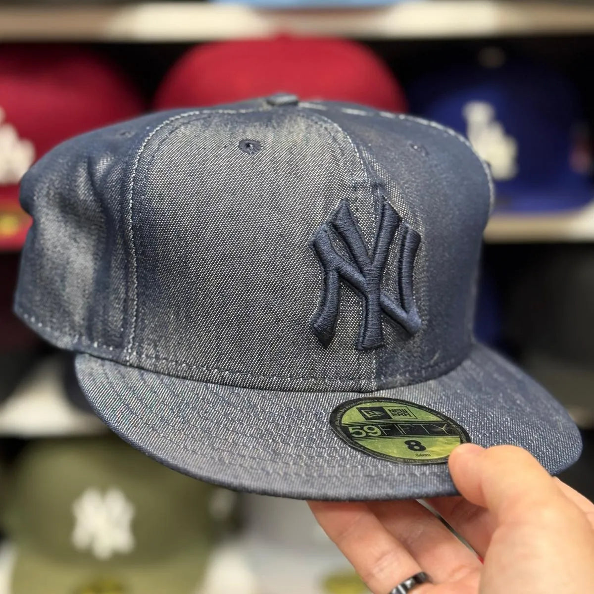 New Era New York Yankees 'Denim' Navy 59FIFTY Fitted Hat - Product Image