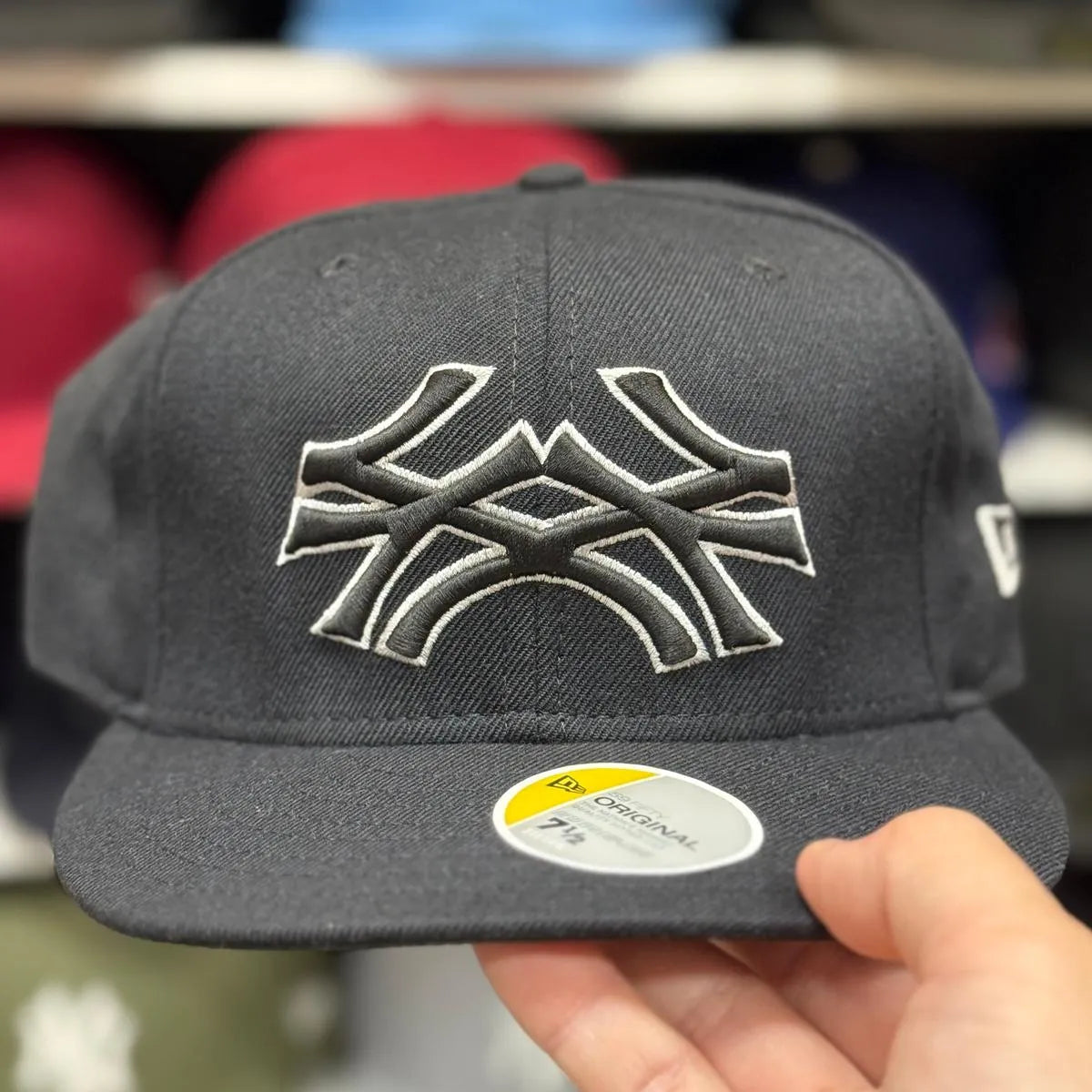 New Era New York Yankees 'Dual Logo' Black 59FIFTY Fitted Hat - Product Image