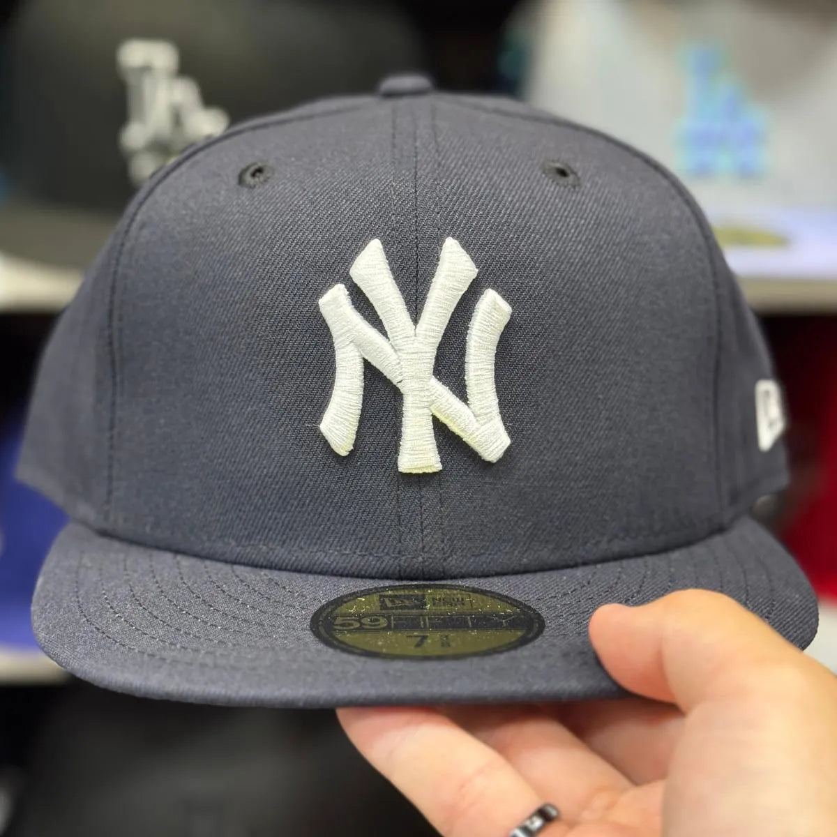 New Era New York Yankees Navy 59FIFTY Fitted Hat - Product Image