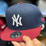 New Era New York Yankees Navy/Maroon 9FIFTY Snapback - Product Image