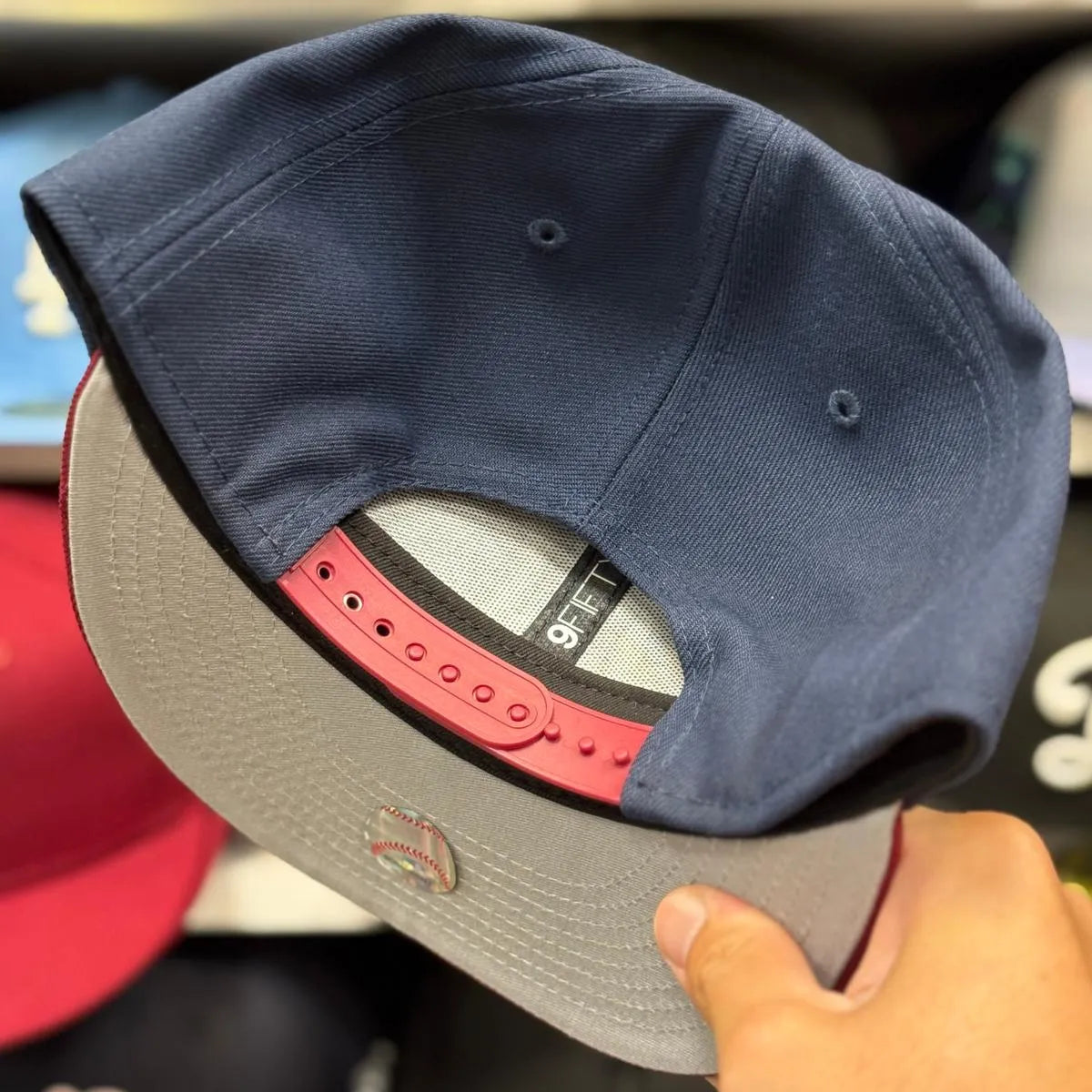 New Era New York Yankees Navy/Maroon 9FIFTY Snapback - Product Image