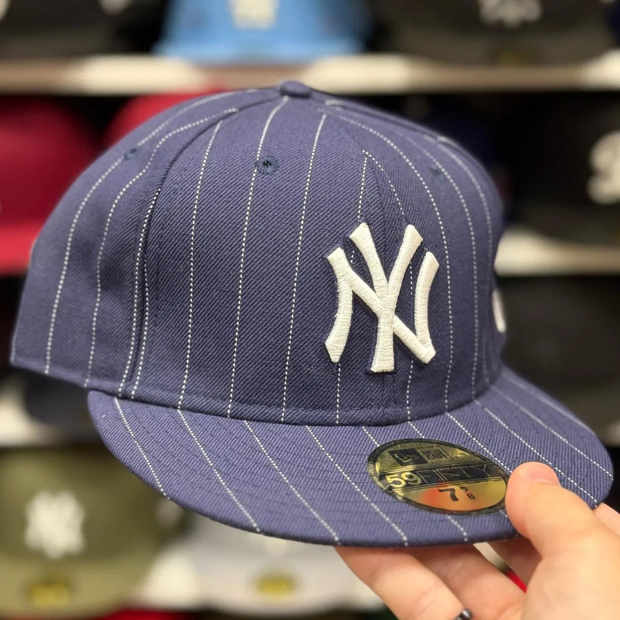 New Era New York Yankees 'Pin Stripe' Navy 59FIFTY Fitted Hat - Product Image