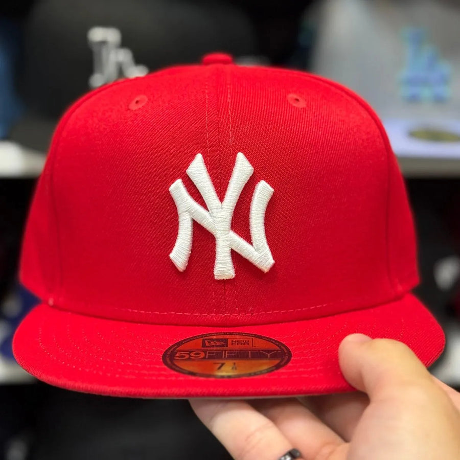 New Era New York Yankees Red 59FIFTY Fitted Hat - Product Image