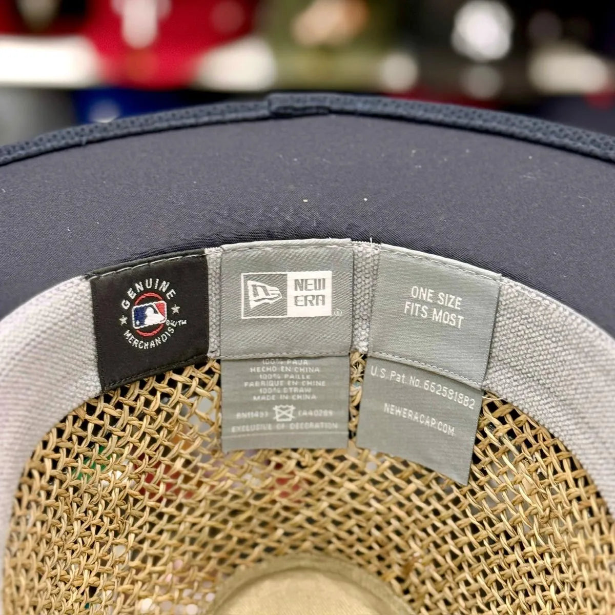 New Era New York Yankees Straw Hat - Product Image