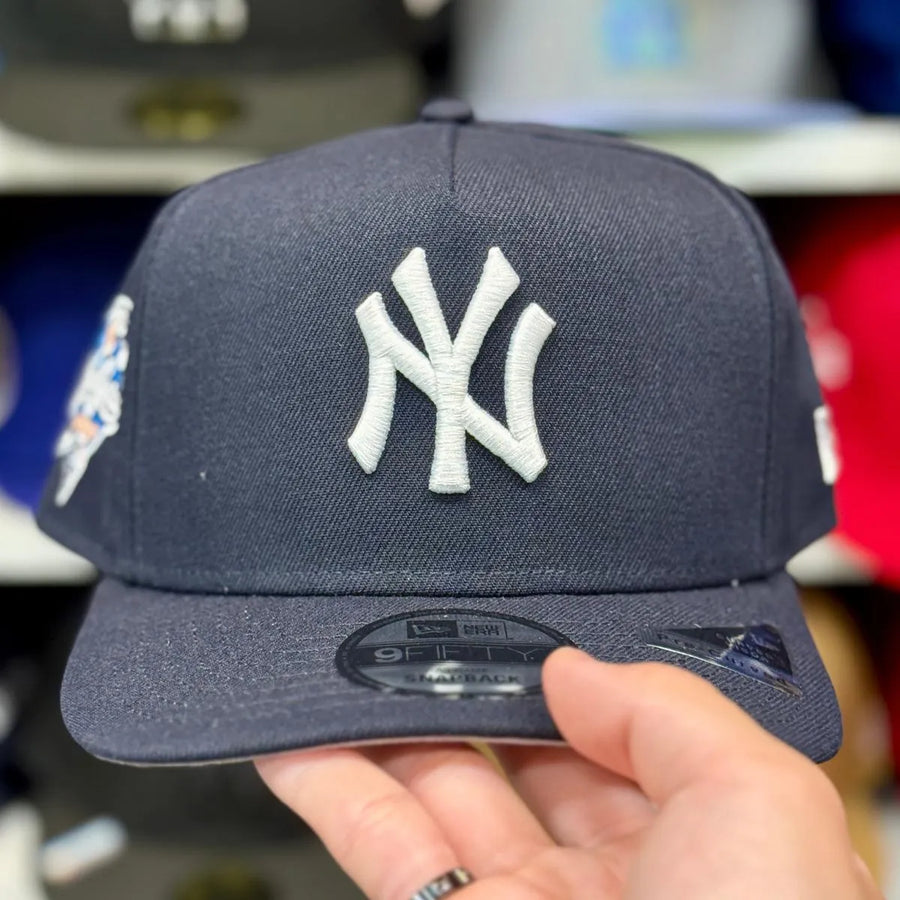 New Era New York Yankees 'World Series' A-Frame Navy 9FIFTY Snapback - Product Image