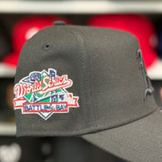 New Era Oakland Athletics '1999 Battle of the Bay' A-Frame All Black 9FORTY Snapback - Scarlet - Product Image