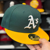New Era Oakland Athletics Green/Yellow 59FIFTY Fitted Hat
