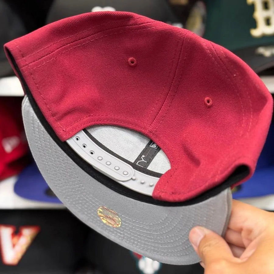 New Era Oakland Athletics Maroon/Silver 9FIFTY Snapback - Product Image