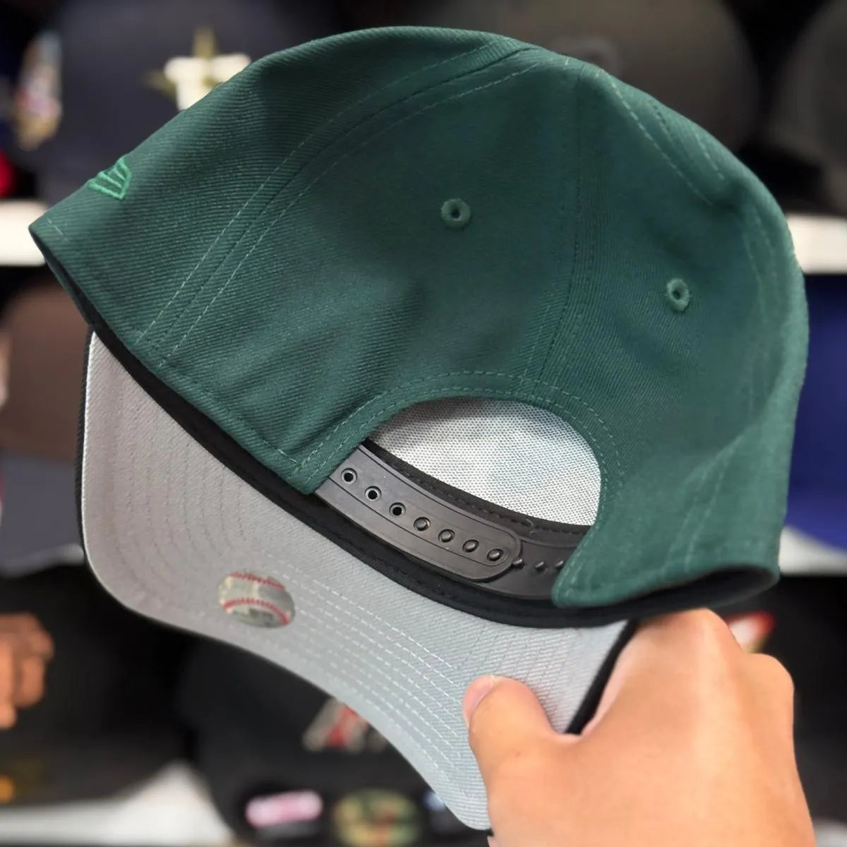 New Era Oakland Athletics 'Ricky Henderson Field' A-Frame Green/Black 9FORTY Snapback - Mistwood - Product Image